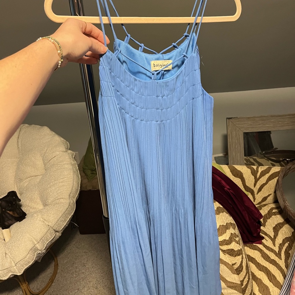 Blue Sleeveless Dress